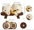 Bench Planter Set