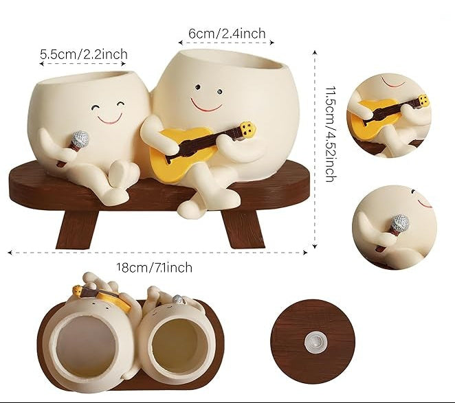 Bench Planter Set