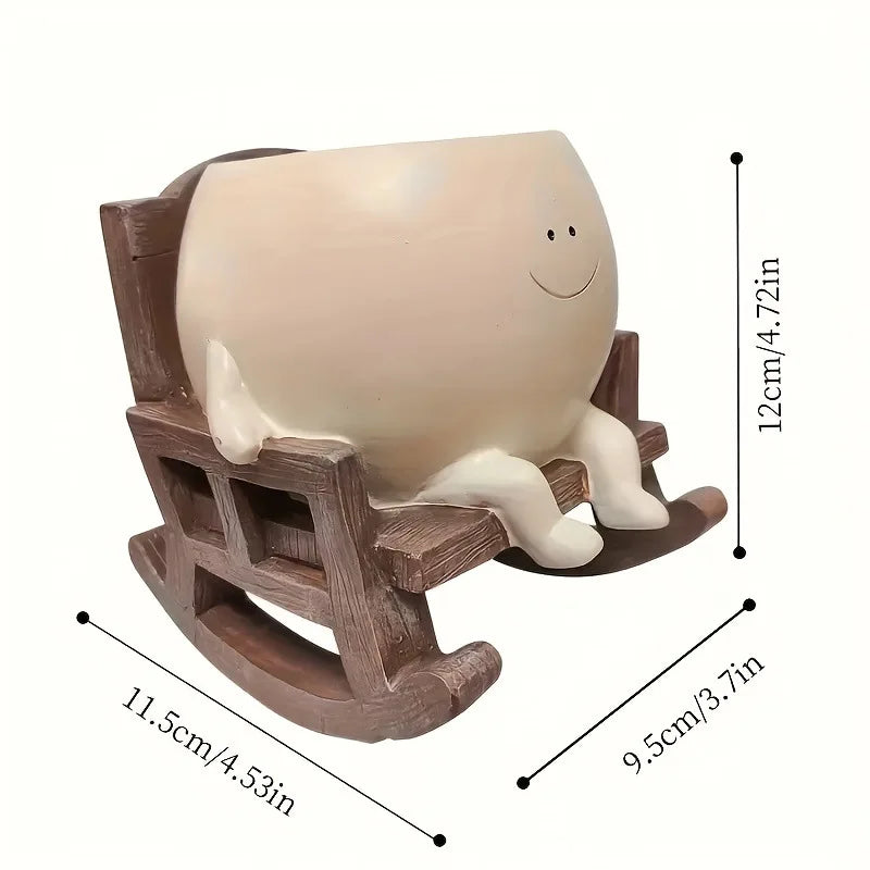Rocking Chair Planter